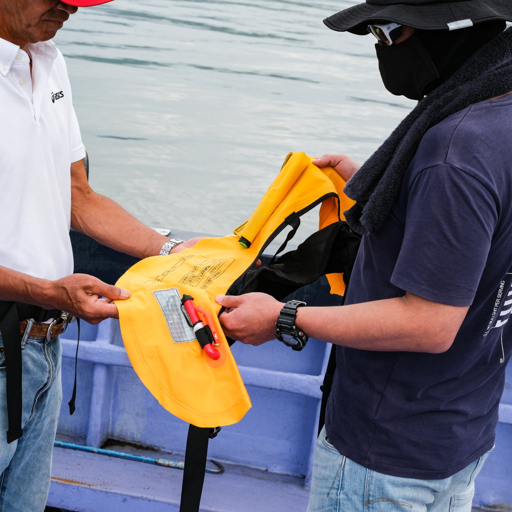 BASARO 桜マーク TYPE A 自動膨張式 ライフジャケット 国土交通省型式承認品 救命胴衣 桜マーク確認