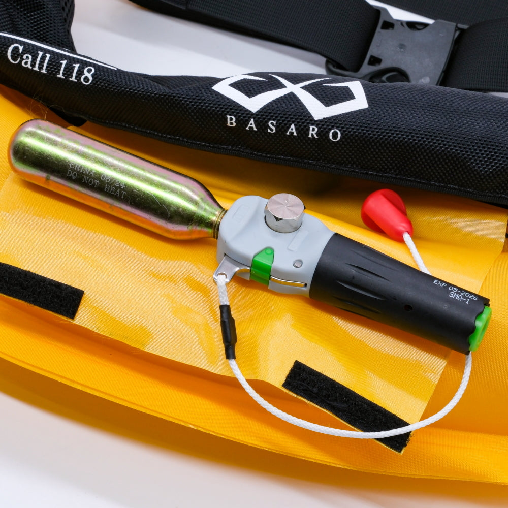 BASARO 桜マーク TYPE A 自動膨張式 ライフジャケット 国土交通省型式承認品 救命胴衣 自動膨張装置