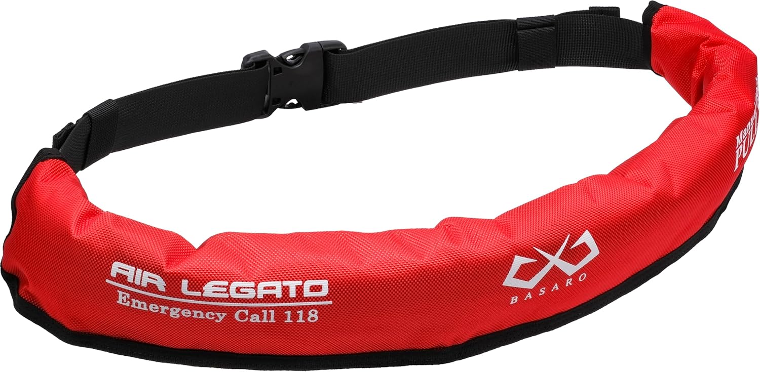 BASARO (バサロ) 国土交通省型式承認品 桜マーク 手動膨張式 ライフジャケット タイプA 救命胴衣 大人 釣り B-Lifejac-IF01