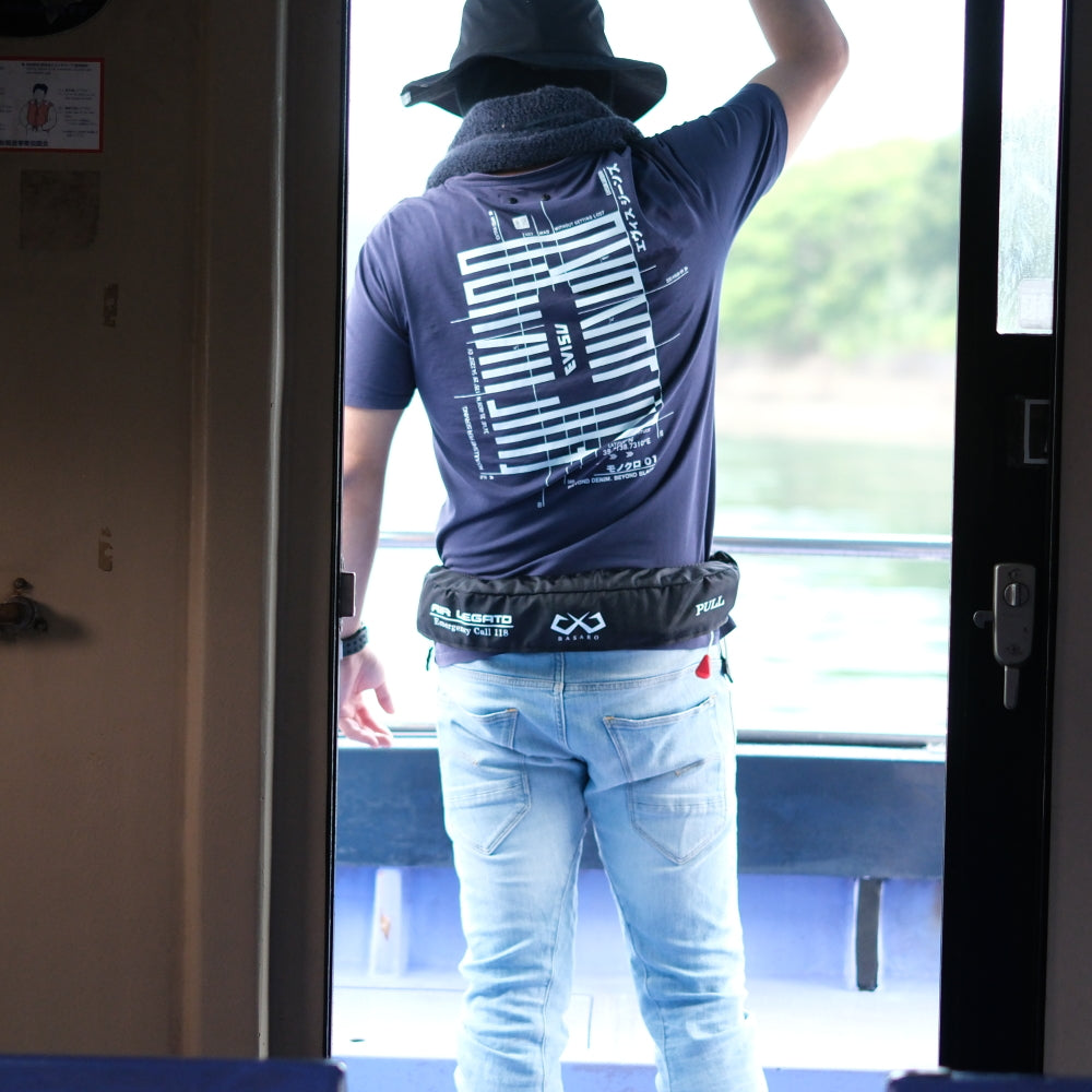 桜マーク付きライフジャケット