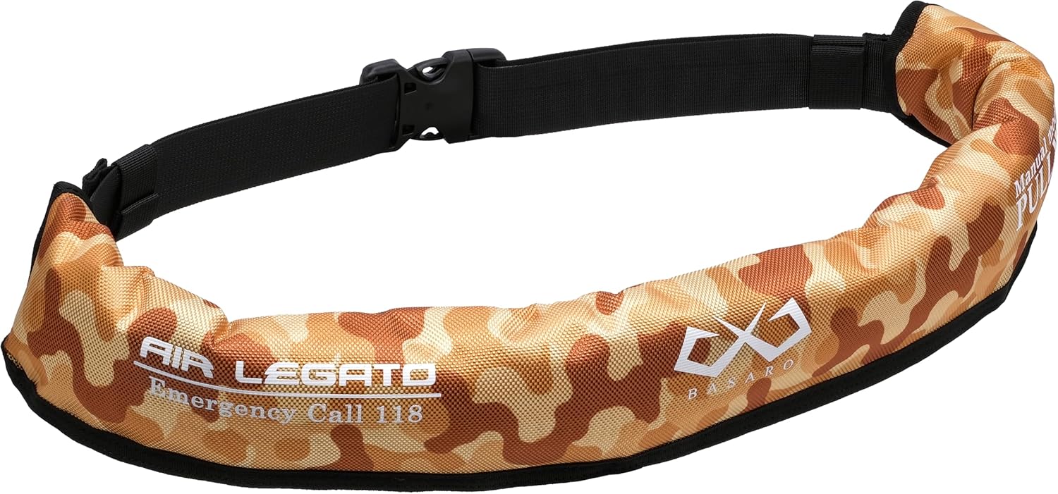 BASARO (バサロ) 国土交通省型式承認品 桜マーク 手動膨張式 ライフジャケット タイプA 救命胴衣 大人 釣り B-Lifejac-IF01